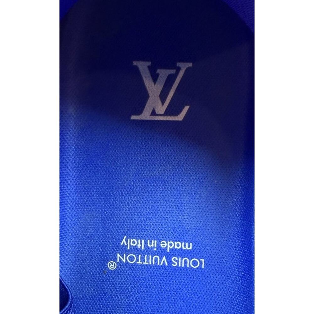 Size 9.5LV/10.5US - Louis Vuitton Skate Leather Blue Sneakers - Picture 9 of 9